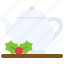 christmas, food, tea, xmas, tea pot 