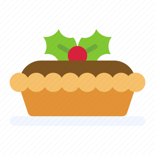 Christmas, food, tart, pie, chocolate, restaurant, xmas icon - Download on Iconfinder