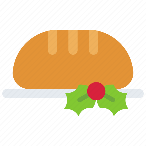 Christmas, food, bread, bakerry, baguette icon - Download on Iconfinder