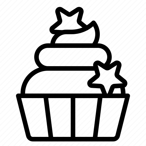 Christmas, food, xmas, cupcake, party icon - Download on Iconfinder
