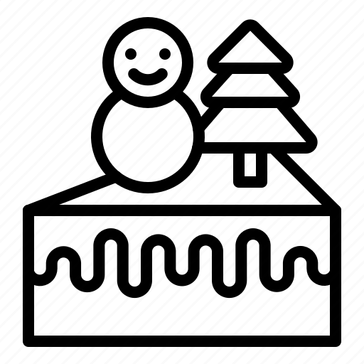 Christmas, food, cake, snowman icon - Download on Iconfinder