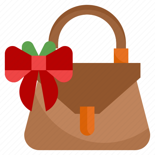 Bag, handbag, gift, bow, woman icon - Download on Iconfinder
