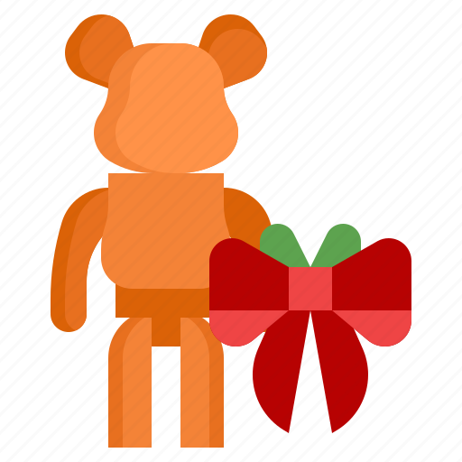 Doll, girl, toy, gift, bow icon - Download on Iconfinder