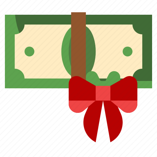 Money, gift, christmas, bow, currency icon - Download on Iconfinder