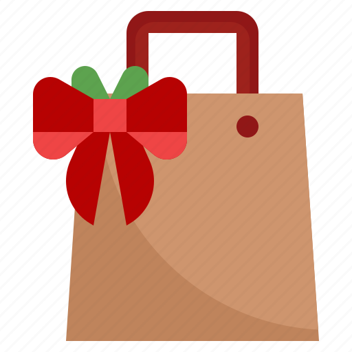Shoppingbag, buying, gift, christmas, bow icon - Download on Iconfinder