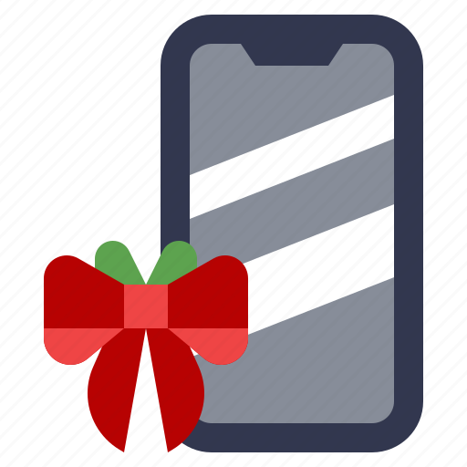 Smartphone, technology, gift, christmas, bow icon - Download on Iconfinder