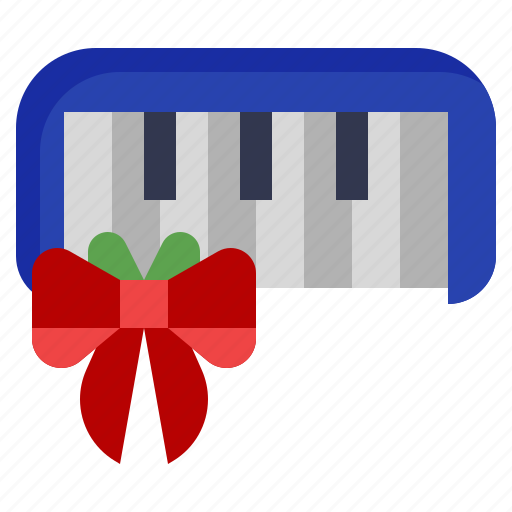 Toy, piano, gift, christmas, bow icon - Download on Iconfinder
