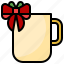 glass, gift, christmas, bow, food, restaurant 