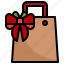 shoppingbag, buying, gift, christmas, bow 