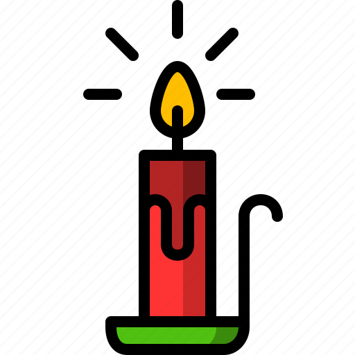 Candle, christmas, fire, light icon - Download on Iconfinder