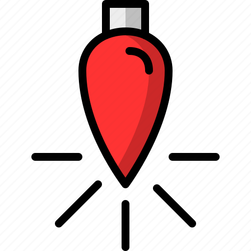 Bulb, christmas, lamp, ligh icon - Download on Iconfinder