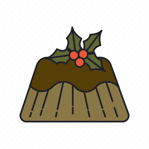 Cake, chocolet, christmas, dessert, dinner, sweet icon - Download on Iconfinder
