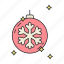 decoration, ornament, snowflake 