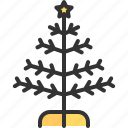 star, celebration, traditional, new, year, decoration, christmas tree
