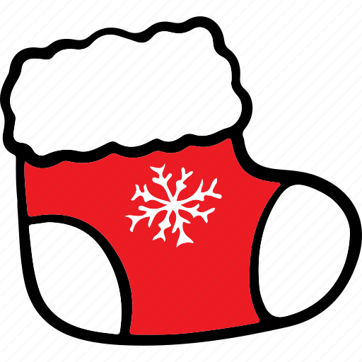 Christmas, sock, santa, snow, holiday, xmas, gift icon - Download on Iconfinder