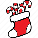 christmas, sock, christmas socks