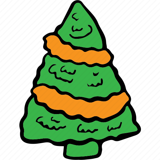 Christmas, tree, christmas tree, winter, snow, garden icon - Download on Iconfinder