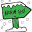 north, pole, north pole, flag, direction, compass, navigation 