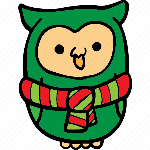 Owl, xmas, christmas icon - Download on Iconfinder