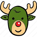 reindeer, holiday, santa, deer, wildlife, christmas, animal, xmas