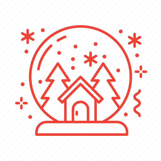 Christmas, glass, globe, snow icon - Download on Iconfinder