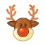 rudolph, christmas, xmas, deer, reindeer, red nose 