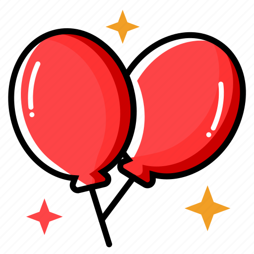 Baloon, birthday, celebrate, celebration, christmas decoration, party icon - Download on Iconfinder