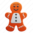 gingerbread, christmas, decoration, gift, sweet, man, xmas, food, cookie