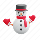 snowman, christmas, snow, decoration, santa, cold, xmas, ice, winter