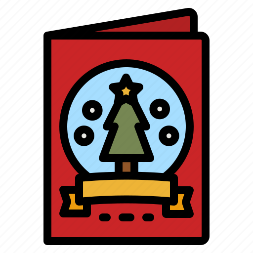 Christmas, card, greeting, pine, xmas icon - Download on Iconfinder
