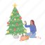 christmas decoration, christmas tree, christmas time, xmas 