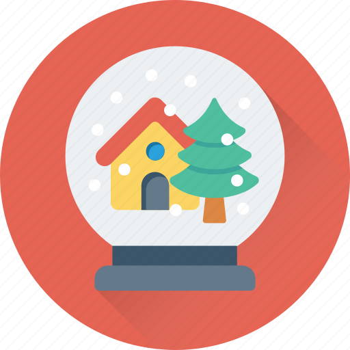 Christmas globe, snow dome, snow globe, snowstorm, waterglobe icon - Download on Iconfinder
