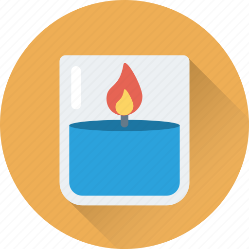 Burning, candle, christmas, decoration, flame icon - Download on Iconfinder