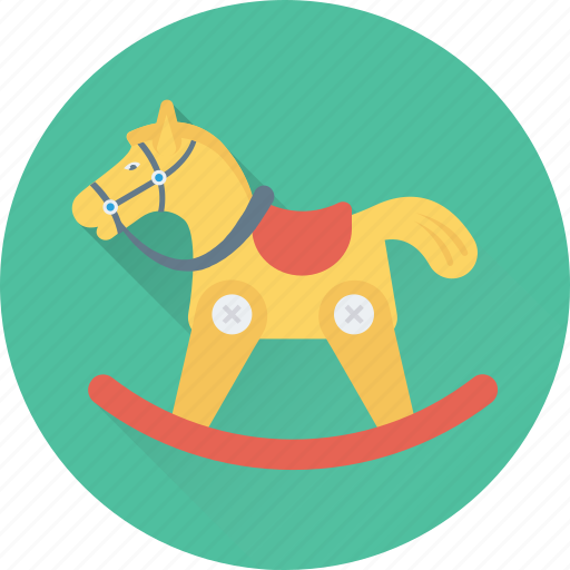 Horse, horse toy, rocking chair, rocking horse, toy icon - Download on Iconfinder