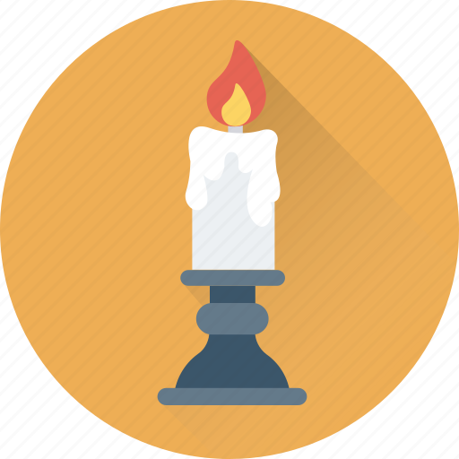 Burning, candle, christmas, decoration, flame icon - Download on Iconfinder