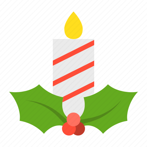 Candle, christmas, light, merry, mistletoe, xmas icon - Download on Iconfinder