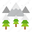 christmas, lanscape, mountain, pine, xmas 