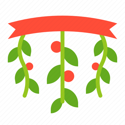 Celebration, christmas, decoration, merry, mistletoe icon - Download on Iconfinder