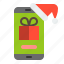 christmas, gift, merry, phone, technology, voucher 