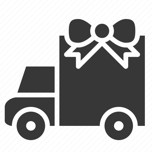 Christmas, delivery, gift, truck, xmas icon - Download on Iconfinder