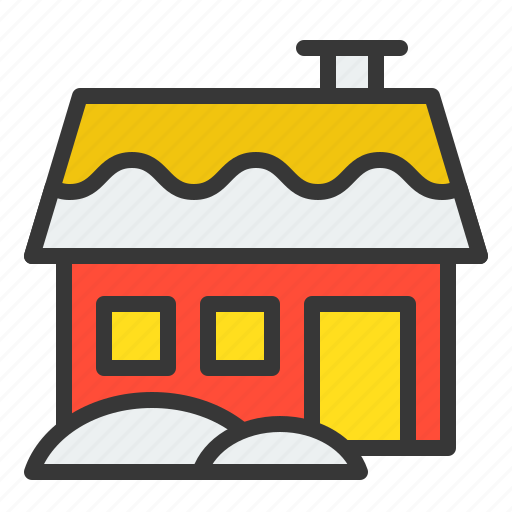 Christmas, cottage, home, house, winter, xmas icon - Download on Iconfinder