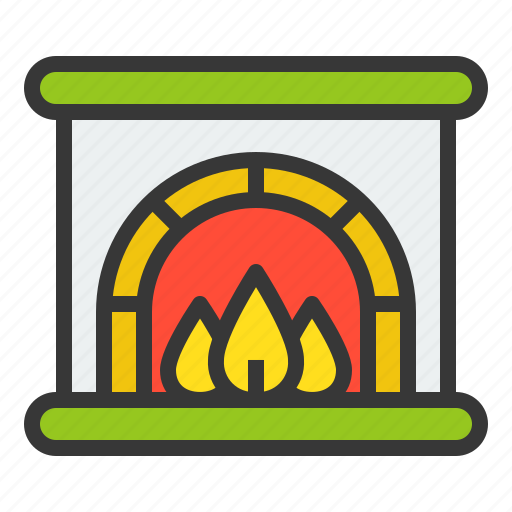Chimney, christmas, fireplace, warm, xmas icon - Download on Iconfinder