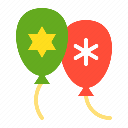 Balloons, celebration, christmas, merry, party, xmas icon - Download on Iconfinder