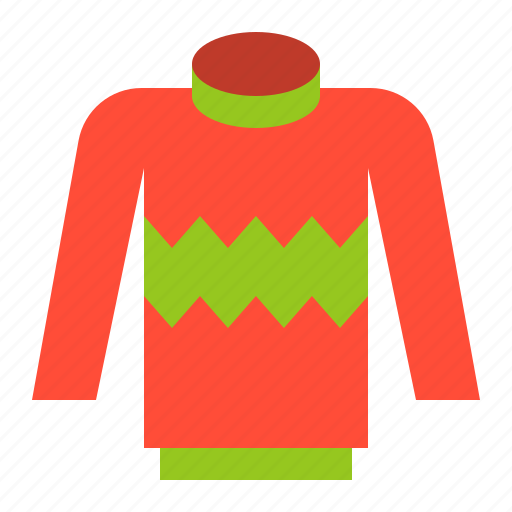 Christmas, fashion, long sleeve, merry, sweater, xmas icon - Download on Iconfinder