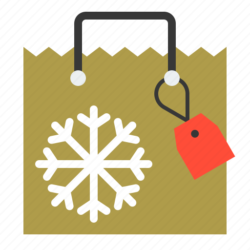 Bag, christmas, gift, gift bag, merry, shopping, xmas icon - Download on Iconfinder
