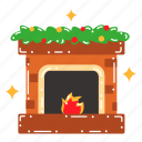 chimney, fireplace, warm, fire, house, christmas, xmas, merry christmas, celebration