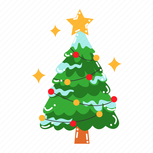 Christmas tree, tree, pine, ornament, decoration, christmas, xmas icon - Download on Iconfinder