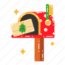post box, postbox, mailbox, letter, greeting card, christmas, xmas, merry christmas, celebration