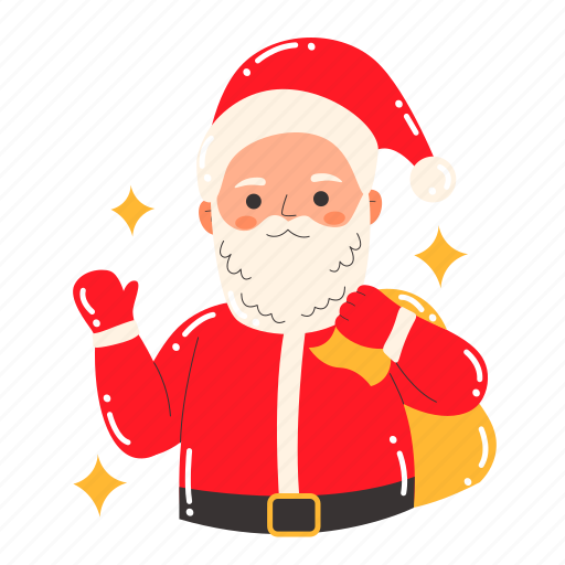 Santa claus, santa, avatar, costume, surprise, christmas, xmas icon - Download on Iconfinder