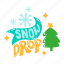 snow drop, snowflake, snow, decoration, greeting text, christmas, xmas, merry christmas, celebration 